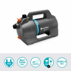 Gardena Besproeingspomp 4100 Silent -Aanbiedingen Tuin Bron Winkel 970641401 2 GARDENA20BESPROEINGSPOMP20410020SILENT